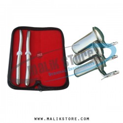 Hegar uterine dilator set 2pieces 11-12, 13-14, collin 3pcs